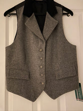 Load image into Gallery viewer, Grey and Red herringbone Waistcoats with Cashmere fronts