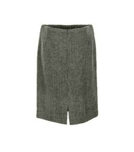 Load image into Gallery viewer, Jo G | Green Pure Wool Knee Length Skirt