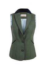 Load image into Gallery viewer, Green Tweed Waistcoat