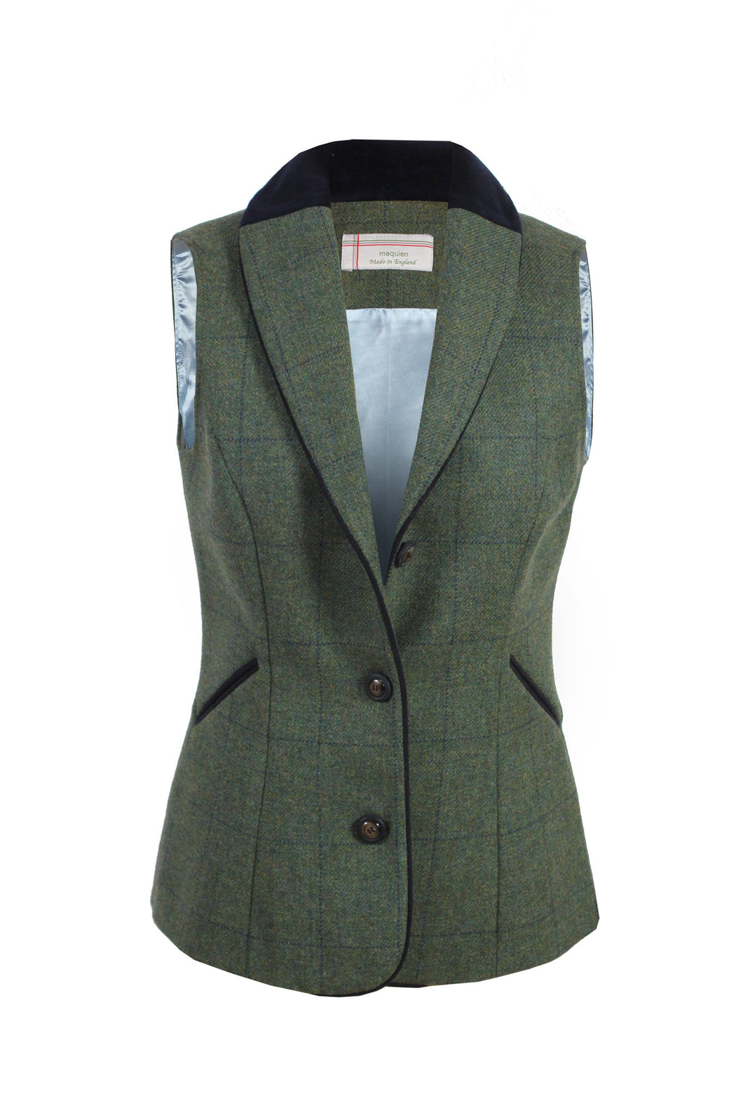 Green Tweed Waistcoat