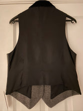 Load image into Gallery viewer, Grey and Red herringbone Waistcoats with Cashmere fronts