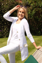 Load image into Gallery viewer, Long Linen Waistcoat