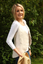 Load image into Gallery viewer, Patterned Linen Waistcoat