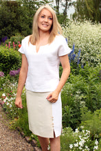 Load image into Gallery viewer, Linen Two Tone Skirt