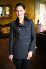 Load image into Gallery viewer, Lady Mary Double breasted swingback Jacket British made
