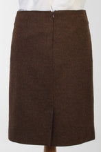 Load image into Gallery viewer, Brown Wool Skirt