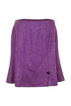 Load image into Gallery viewer, Celia | Bright pink herringbone A line skirt