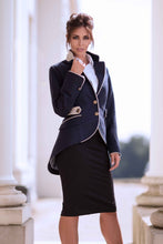 Load image into Gallery viewer, Lady O Navy with Cream Jacket