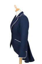 Load image into Gallery viewer, Lady O Navy with Cream Jacket