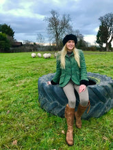Load image into Gallery viewer, Lake Tweed Field Green Coat