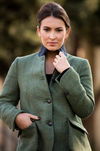 Load image into Gallery viewer, Lake Tweed Field Green Coat