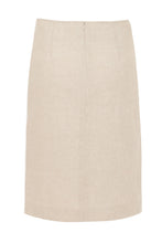 Load image into Gallery viewer, Linen Two Tone Skirt Back