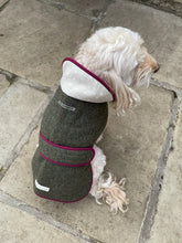 Load image into Gallery viewer, luxury made in Britain lambswool dog coat