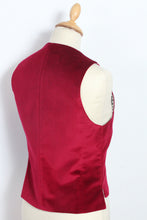 Load image into Gallery viewer, Red Velvet Waistcoat
