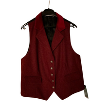 Load image into Gallery viewer, Grey and Red herringbone Waistcoats with Cashmere fronts