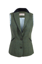 Load image into Gallery viewer, Green Tweed Waistcoat
