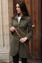 Load image into Gallery viewer, Green Herringbone Coat
